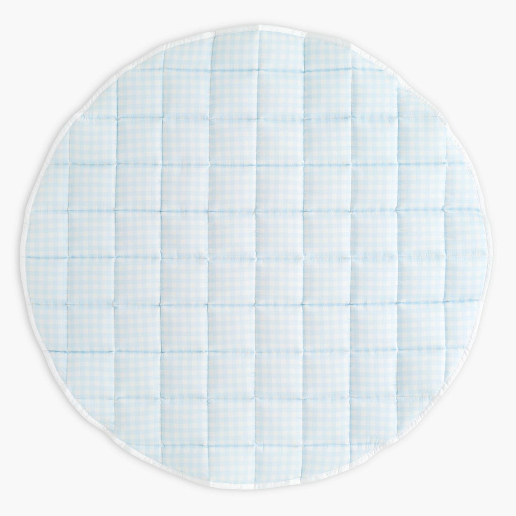 Picnic Gingham Play Mat in Blue