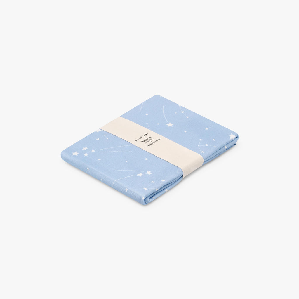 Once Upon A Time Swaddle Blanket in Blue.