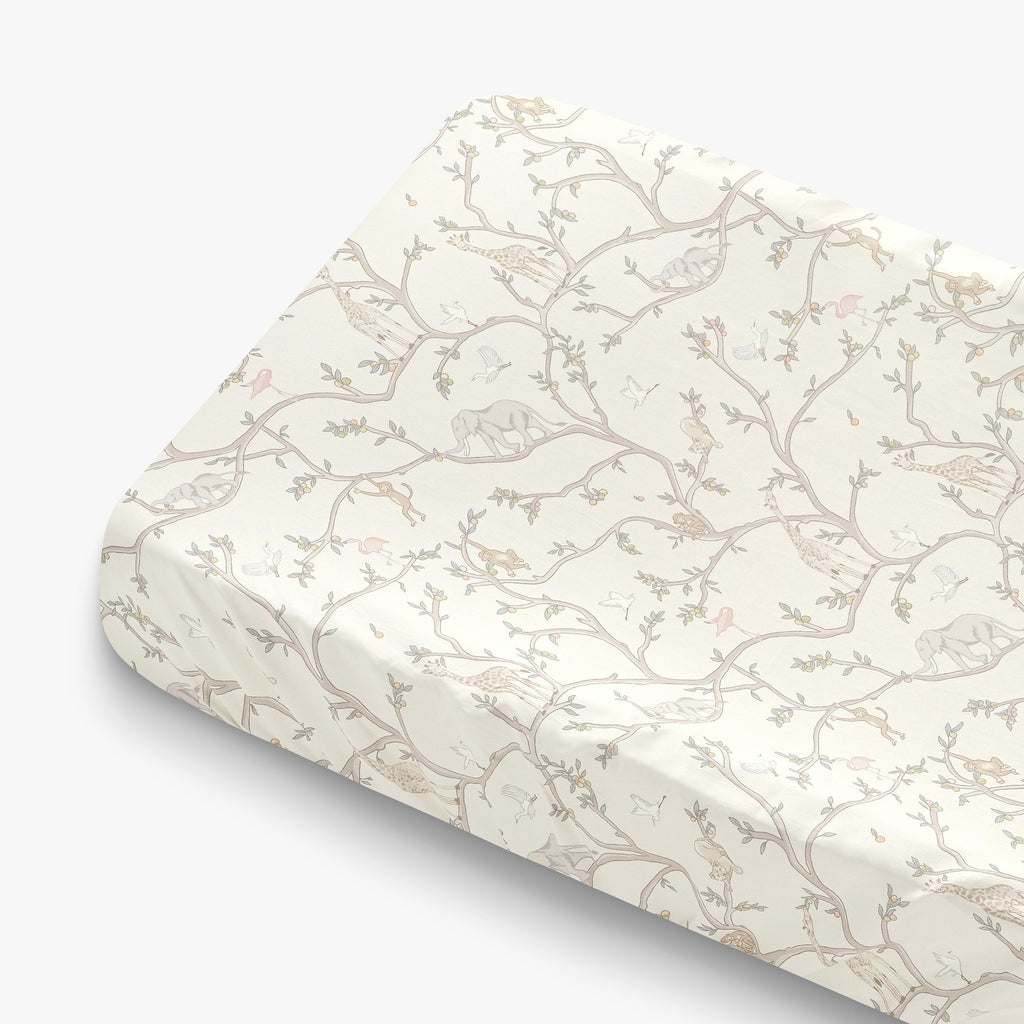 Animal Parade Changing Mat in Ivory