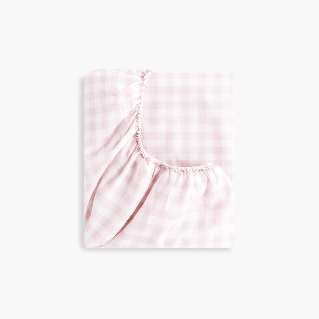 Picnic Gingham Changing Mat in Pink