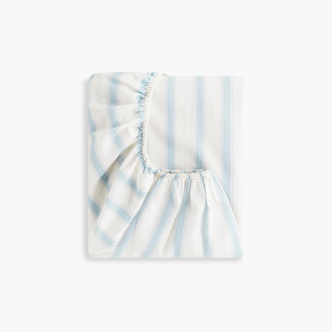 Seaside Stripe Changing Mat in Ocean