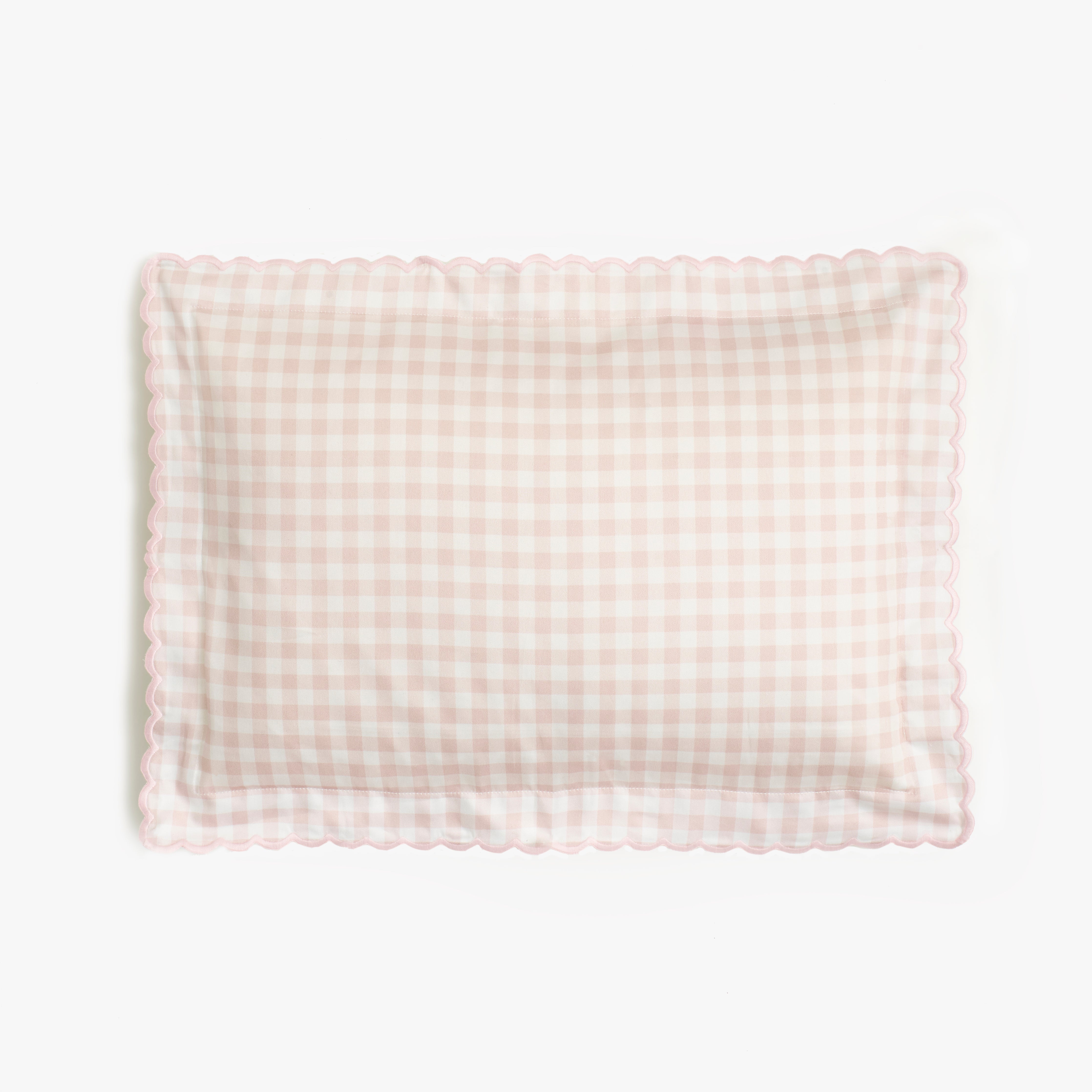 Picnic Gingham Toddler Pillow Pink Gooselings