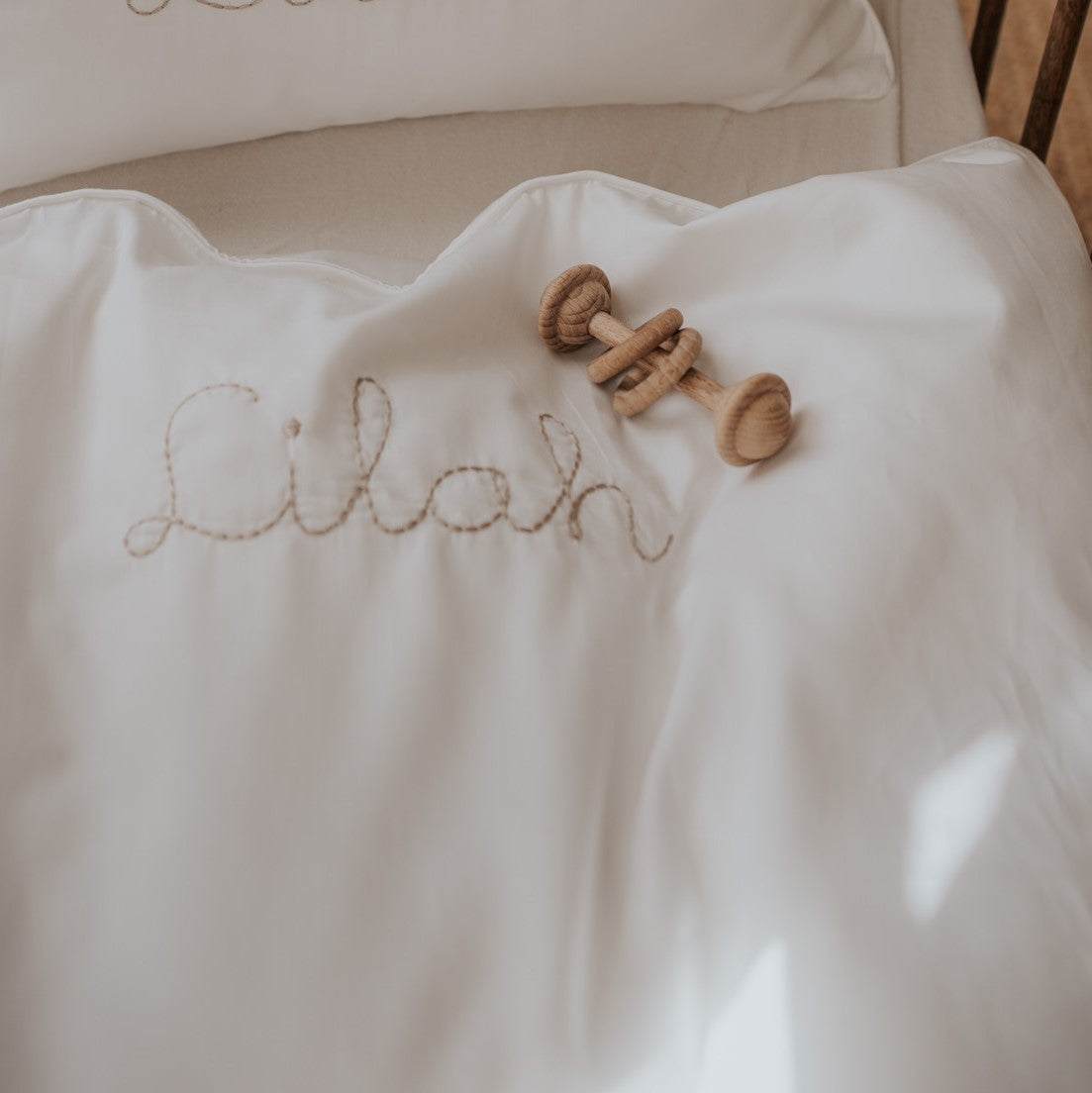 Personalised crib online bedding