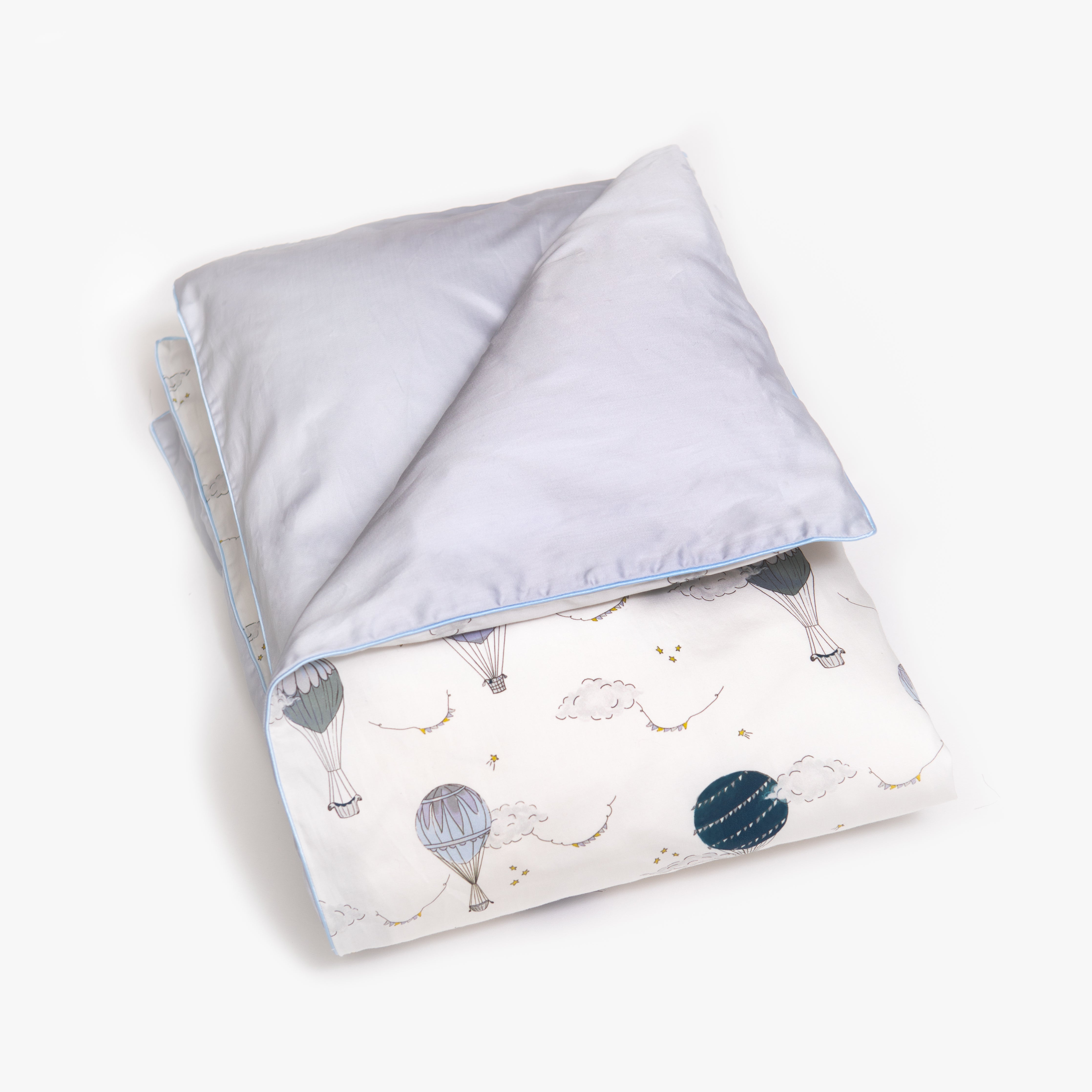 Touch The Sky Toddler Duvet Blue Gooselings